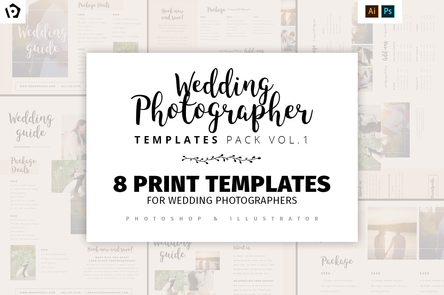 Wedding Photography Templates Pack