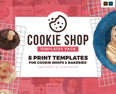 Cookie Shop Templates Pack