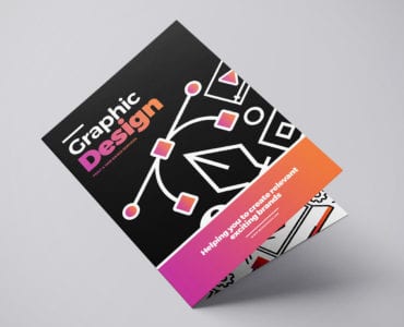 A3 Graphic Design Agency Brochure Template