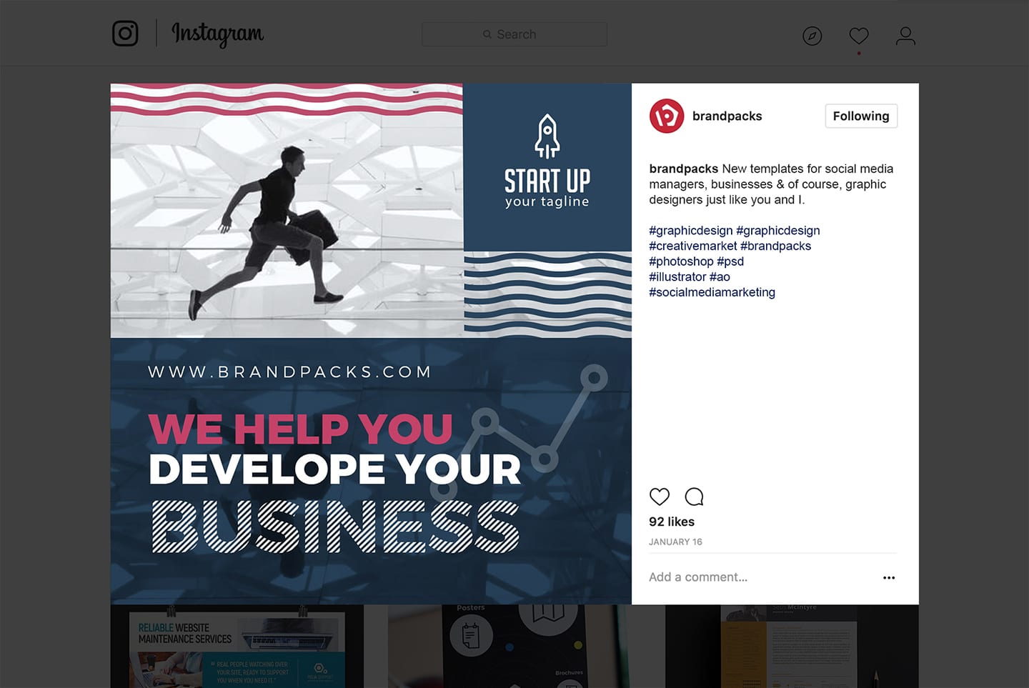 Instagram Templates for Businesses