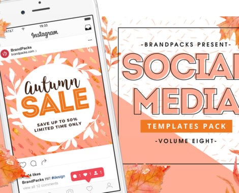 Autumn / Fall Social Media Templates Pack