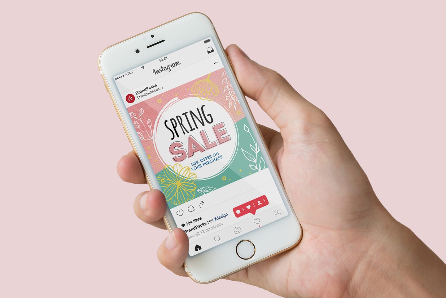 Spring Sale Social Media Template