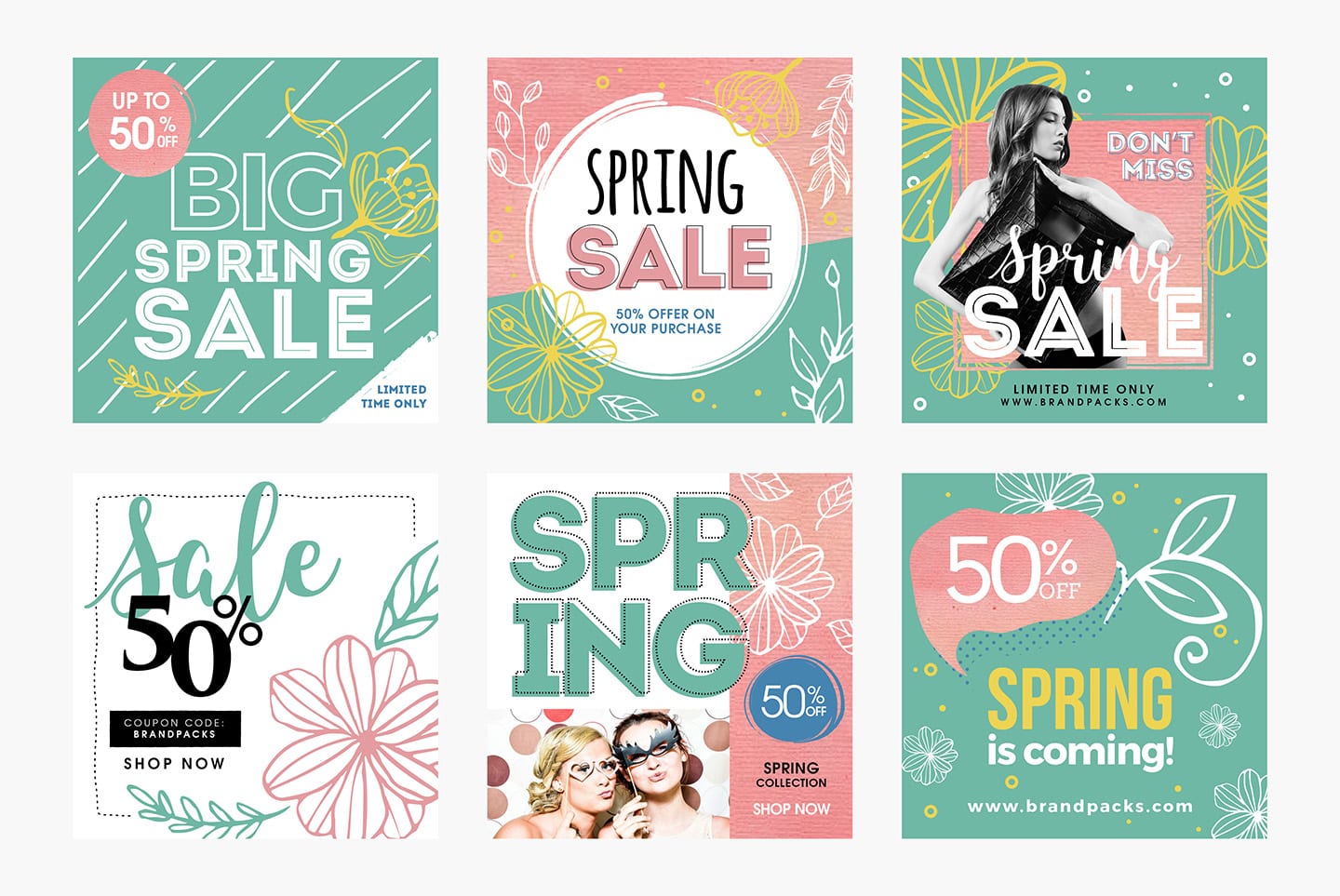 Spring Sale Social Media Template