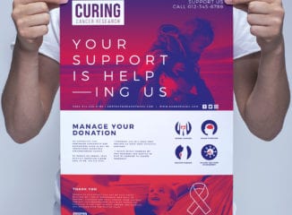 Cancer Charity Poster Template