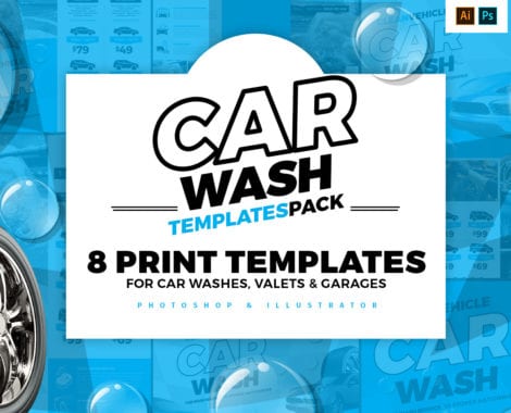 Car Wash Templates Pack