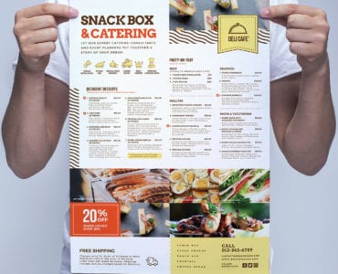Catering Service Poster Template