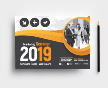 Marketing Seminar Flyer Template