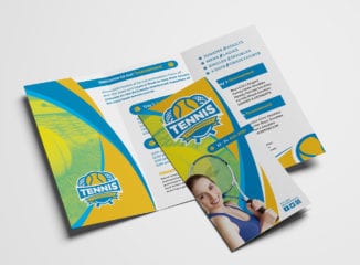 Tennis Brochure Template