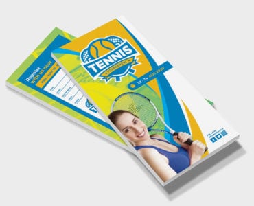 Tennis DL Card Template