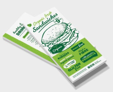 Burger DL Card Template