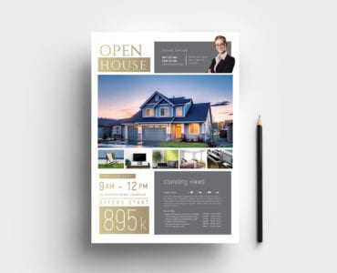 Open House Poster Template