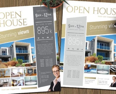 Open House Poster Templates