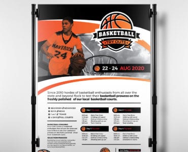 Basketball Poster Template