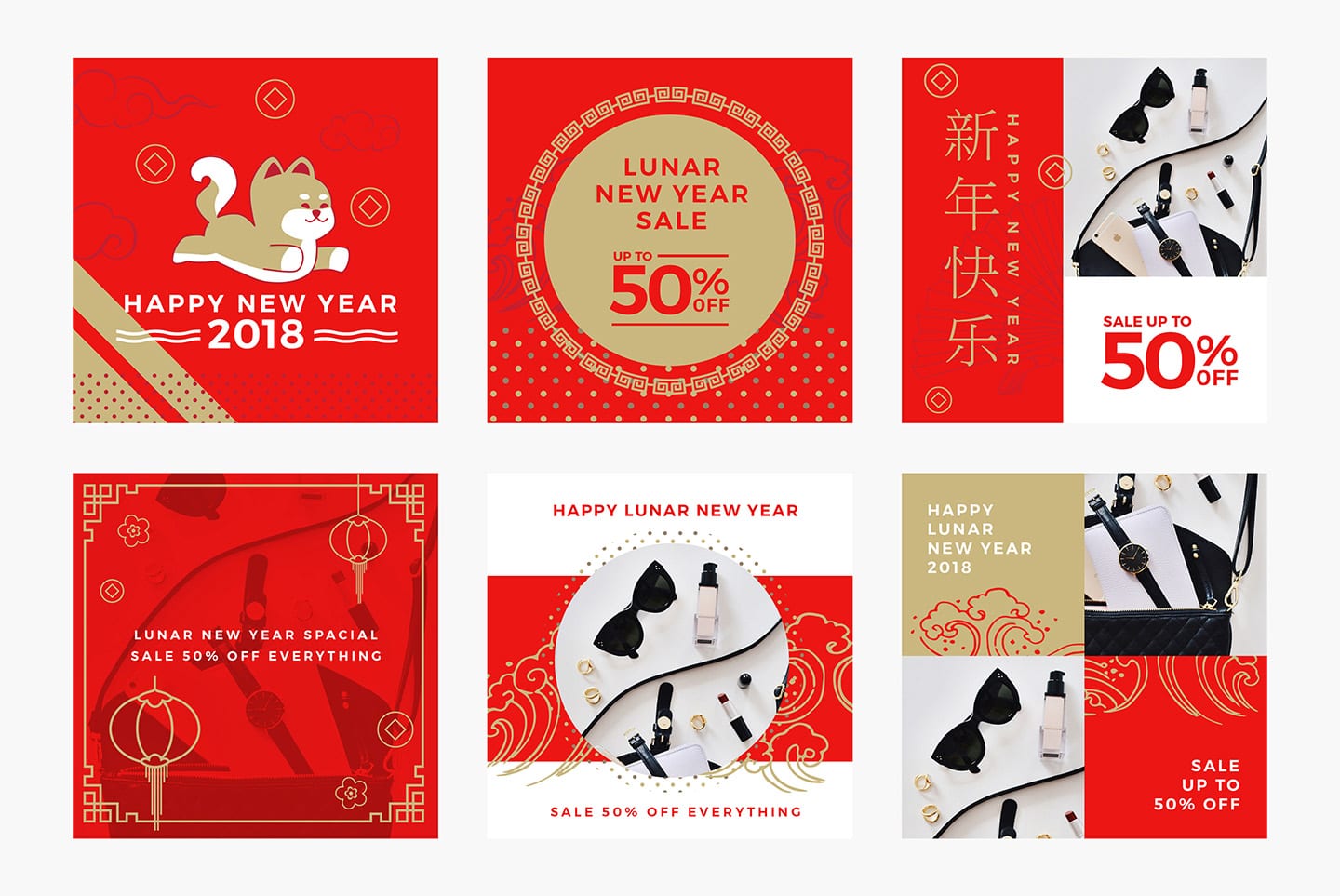 Chinese New Year Instagram Templates
