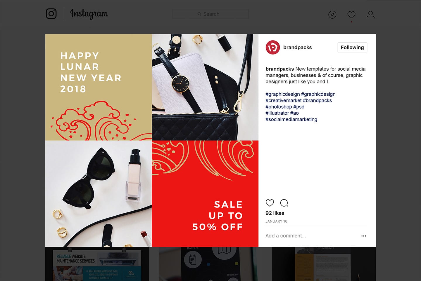 Chinese New Year Social Media Templates