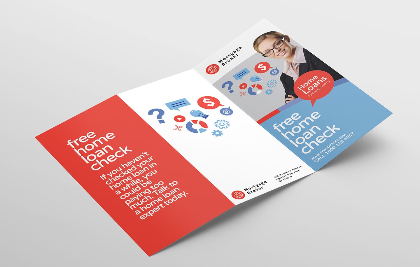 Modern Corporate Tri Fold Brochure Template In Psd Ai And Vector