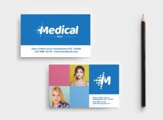 Modern Medical Business Card Template