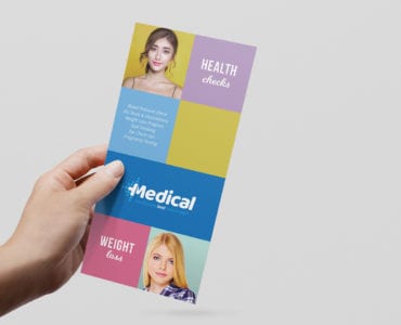 Modern Medical DL Card Template