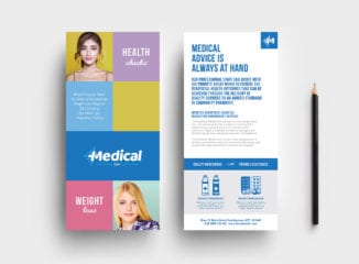 Modern Medical DL Card Template