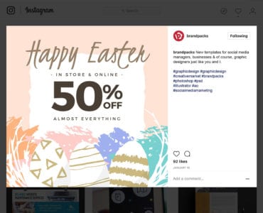 Easter Instagram / Social Media Templates