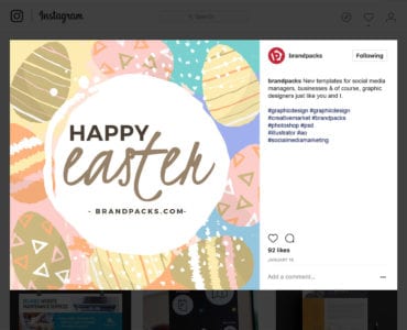 Easter Instagram / Social Media Templates