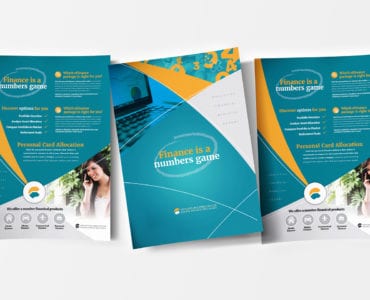 Corporate Financial Poster Template