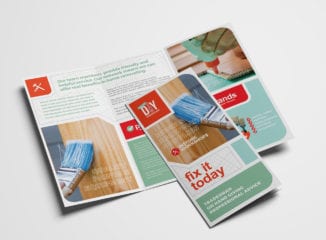 DIY Tool Supply Tri-Fold Brochure Template