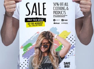 Grand Sale Poster Template