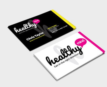 Mental Health Business Card Template
