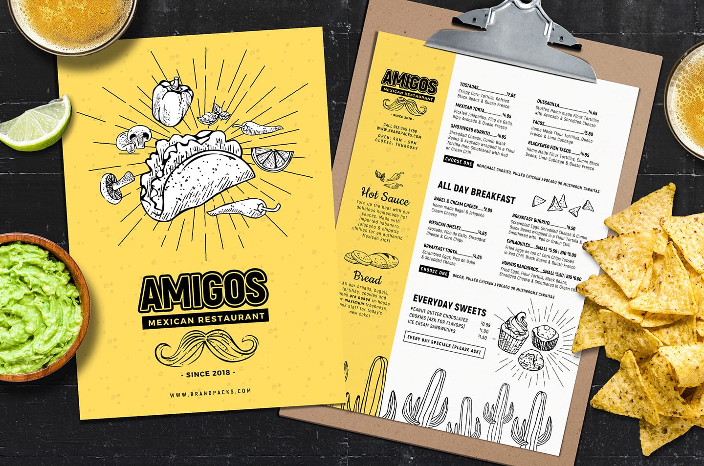 Mexican Restaurant Menu Templates in PSD, Ai & Vector - BrandPacks With Regard To Mexican Menu Template Free Download