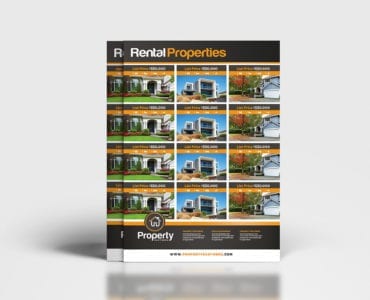 Property Listing Sheet / Poster Template
