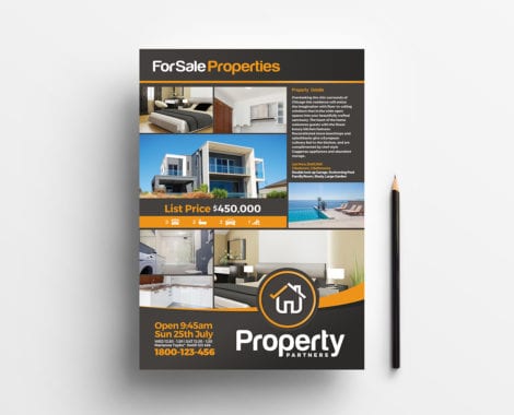 Real Estate Poster Template (vol3)