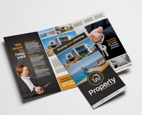 Real Estate Tri-Fold Brochure Template