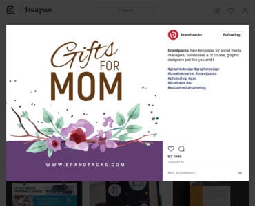 Mother's Day Social Media Templates
