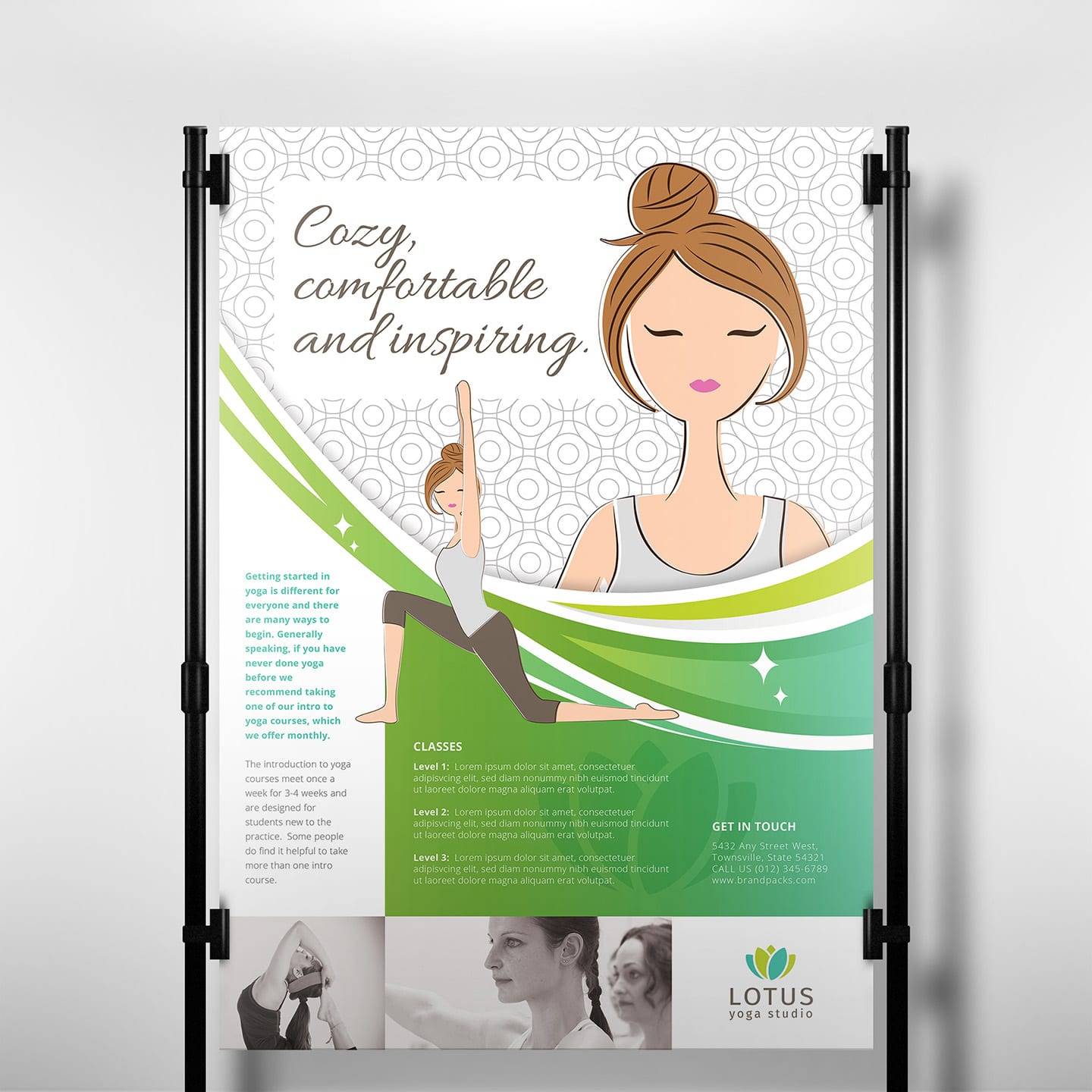 Yoga Studio Poster Template