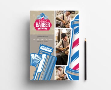 A4 Barber's Shop Poster / Advertisement Template