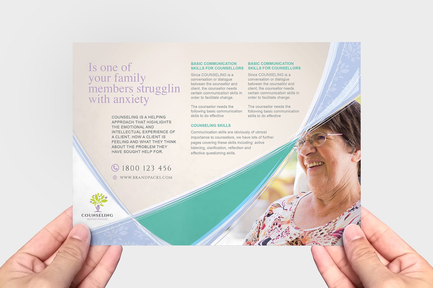 Counselling Service Flyer Template in PSD, Ai & Vector BrandPacks