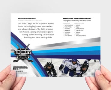 Hockey Club Flyer Template