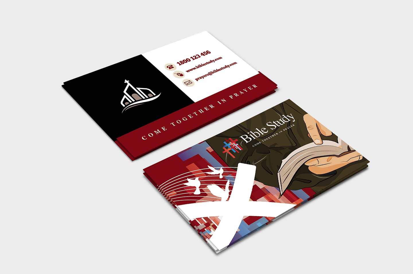 Christian Church Business Card Template in PSD, Ai & Vector Inside Christian Business Cards Templates Free