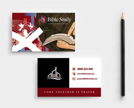 Christian Church Business Card Template