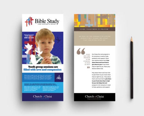 Christian Church DL Rack Card Template