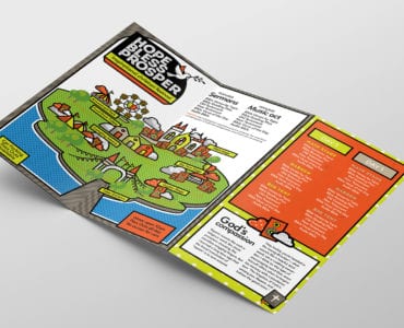 Christian Festival Tri-Fold Brochure Template