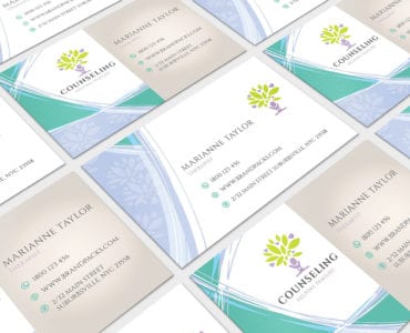 Counselling Business Card Template
