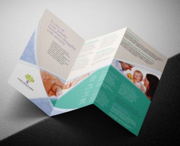 Counselling Tri-Fold Brochure Template