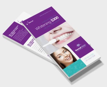 Dental Clinic DL Rack Card Template