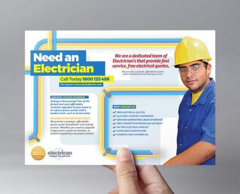 Electrician Flyer Template