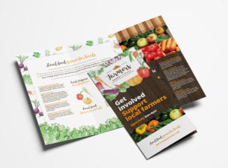 Farmers Market Tri-Fold Brochure Template