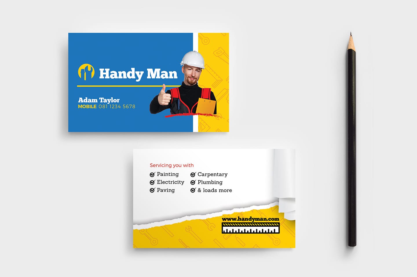 Handyman Business Cards Online / Handyman Business Cards Zazzle
