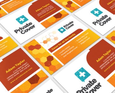 Health Insurance Business Card Template