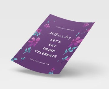 Mother's Day Sale Table Tents
